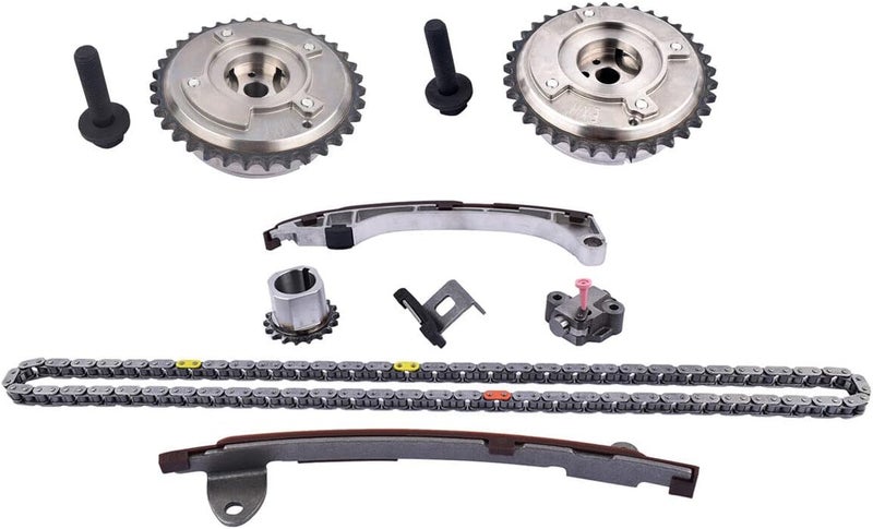 Flynsu Timing Chain VVT Gear Sprocket Kit Replacement for 2009-2014 Toyota Highlander Sienna Venza 2.7L RAV4 Camry 2.5L 13070-0V010 13050-0V010 - Image 3